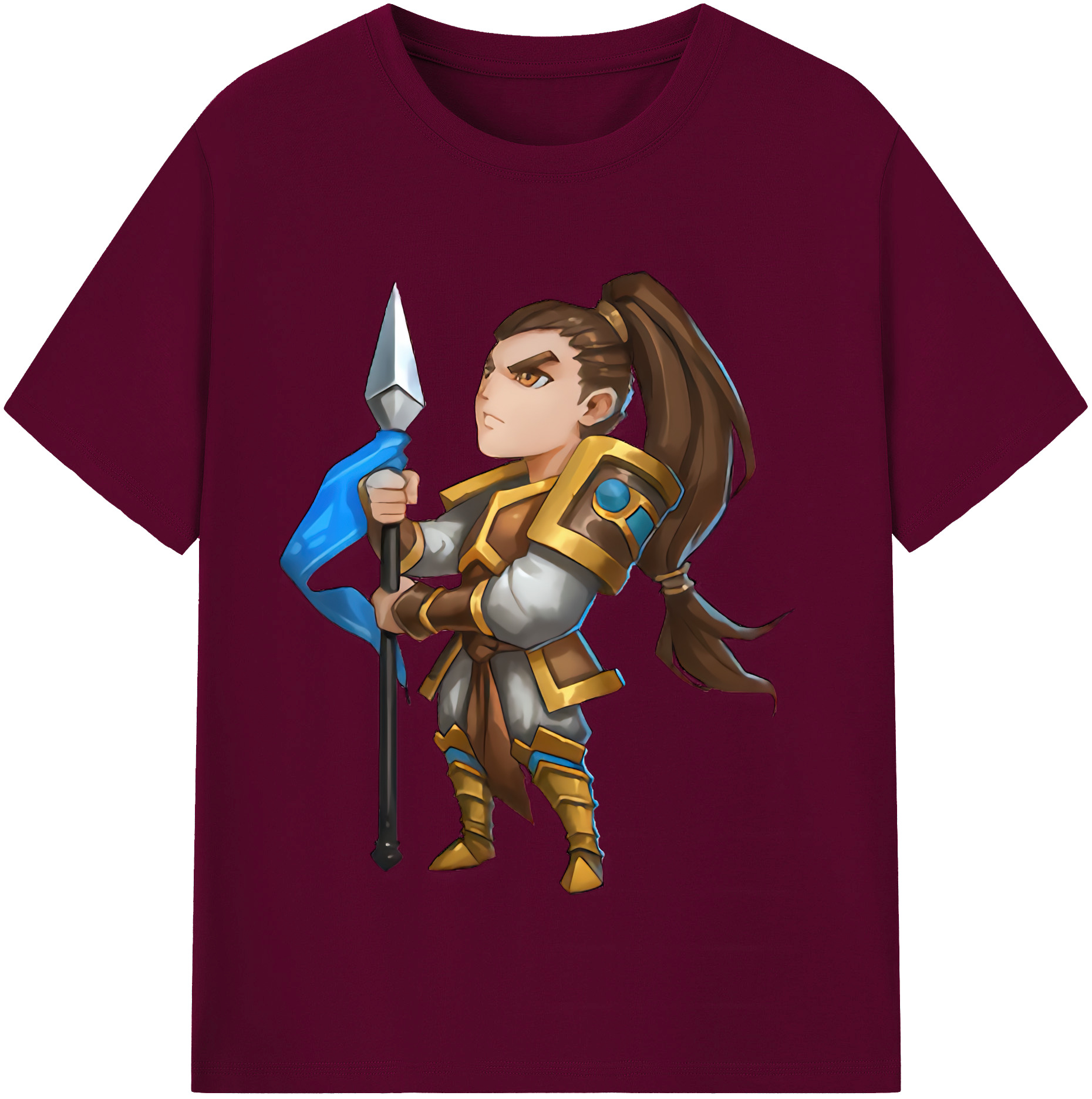 （画像用） リーグ・オブ・レジェンド League of Legends LOL レディースカジュアルプリントTシャツ（綿100％）